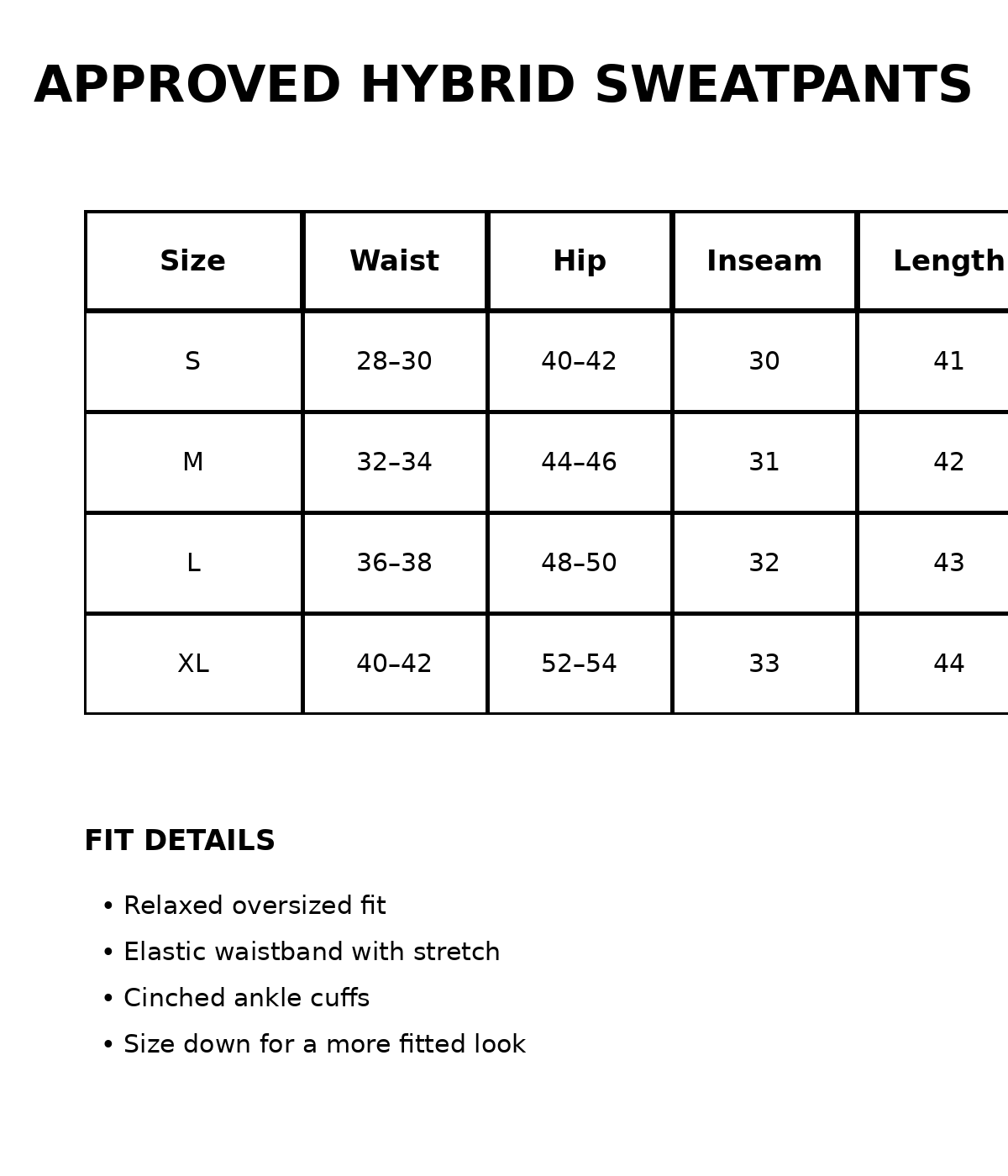 Hybrid Sweatpants